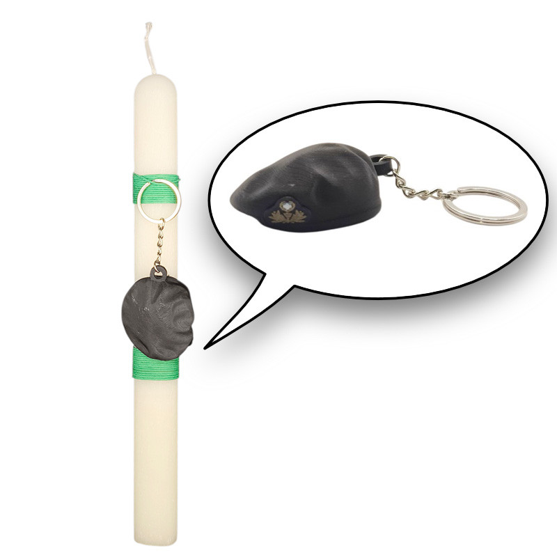 Μπρελοκ Μπερές Μαύρος Αξιωματικού Τεθωρακισμένων