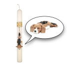 Λαμπάδα Οβάλ Μπρελοκ Κουτάβι Beagle