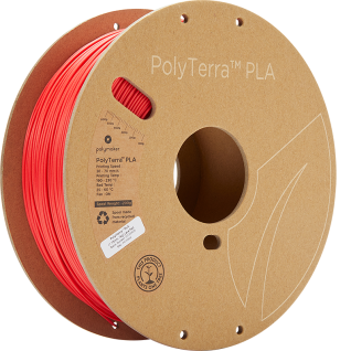 Polymaker Polyterra PLA  1.75mm  1Kg  Lava Red 6938936708261